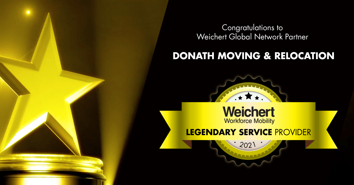 Professional Relocation Service - award Donath